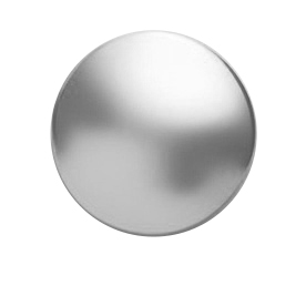 Button in Silber